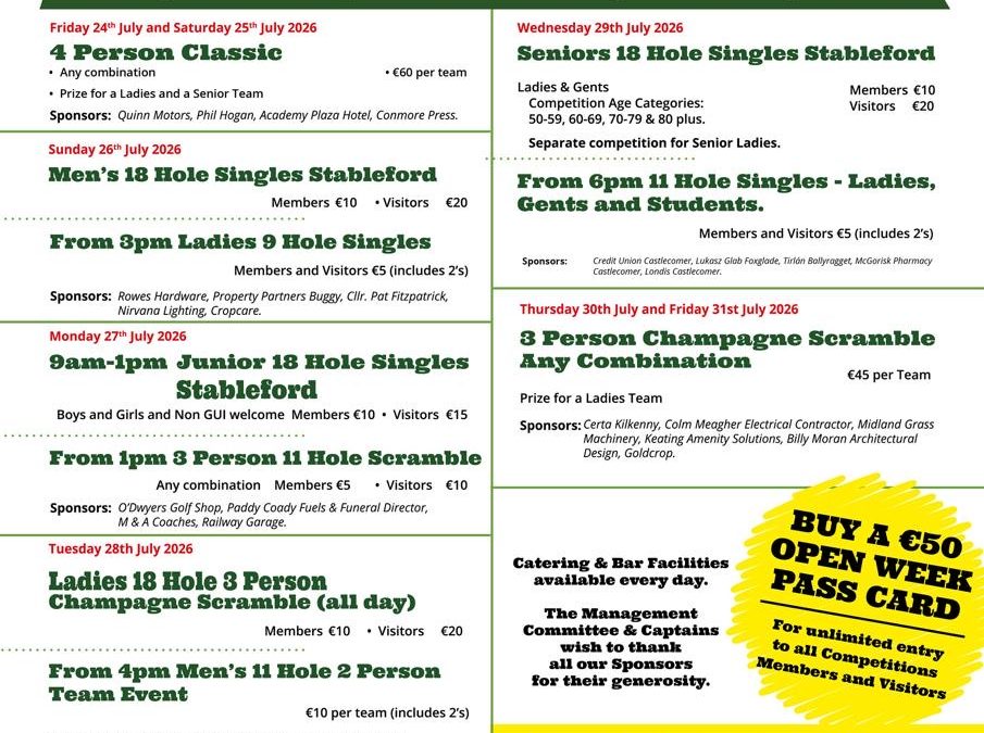 Festival of Golf